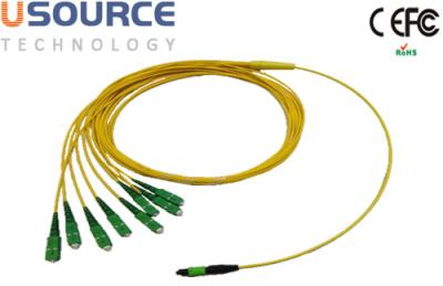 China 8 / 12 / 24 Fiber Strands MPO Cable Assemblies MPO / MTP - SC Breakout Harness Cables for sale