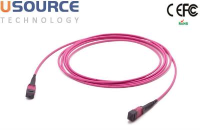 Κίνα OM3 OM4 40G QSFP+ SR4 στις συνελεύσεις οπτικών καλωδίων ινών QSFP+ MTP 12F προς πώληση