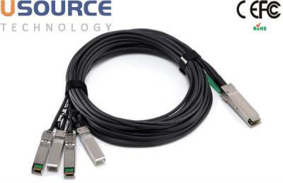 中国 杜松ネットワークのためのQFX-QSFP-DACBO-3M QSFP-4xsfpのdacのブレイクアウト ケーブル 販売のため