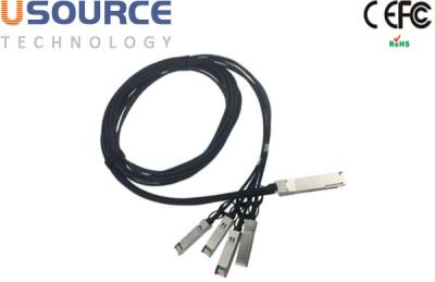 China Hybrides passives DAC verkabelt steckbaren Transceiver Qsfp+ 10 Gbs 4x – Sff-8436 zu verkaufen