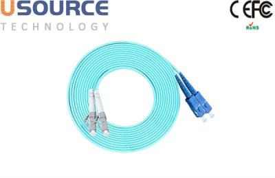 China Ftth Indoor Sc Cable Fujikura Fibra Optica Om3 Sc-Lc Duplex Patch Cord Sma905 Fibre Optic for sale