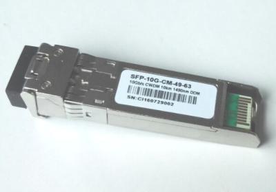 중국 CISCO ASR920 40KM 10G CWDM SFP+ 광학적인 송수신기 단위 10G 섬유 채널 판매용