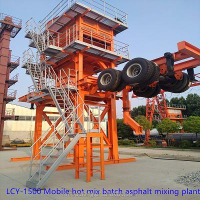 China Anne Alibaba Plant LCY-1000 Hot-selling Asphalt Bitumen Batch Mixing Plant Hot-selling Mixing Plant With 80TPH 80t/h Production Capacity for sale