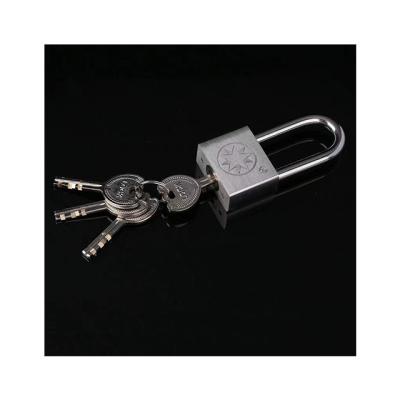 China High Quality Stainless Steel Padlock Gold Materials Security Top Security Padlock With 2 Key Unique for sale