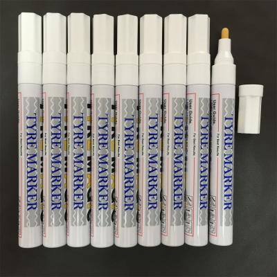 China Custom Logo Paint Marker Pen for car tyre repair glass marking indelible ink paint pen for sale