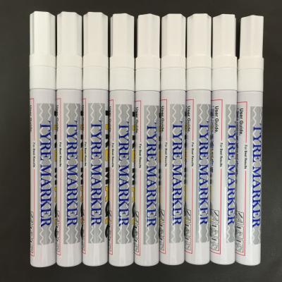 China Customized Aluminum Barrel White Colors Permanent Tire Paint Marker Pen/ Paint Marker for sale