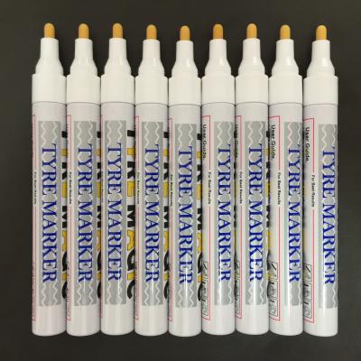 China Waterproof Permanent Paint Marker Pen Car Tyre Tire Tread Rubber Metal Gift for sale