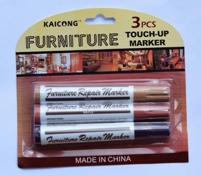 China Blister Card Package Scratch Restore & Repair Touch-Up Kit - Felt Tip Furniture Repair Parts Markers for sale