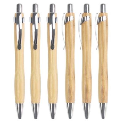 China Wholesale personalized wood pens click promotional cheap wood ball pen for sale