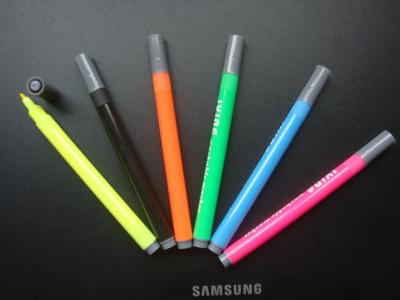 China Multi colored fancy school highlighter marker for sale