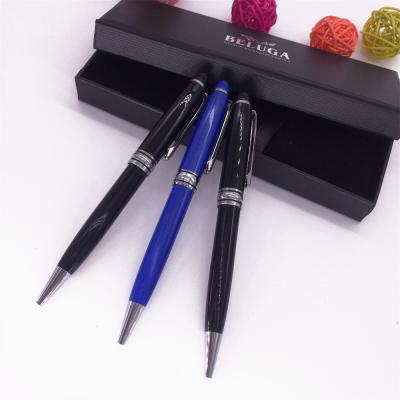 China Personalized black Metal Roller Pen Ballpoint Pen Custom Ball Pen Manufacturer for sale