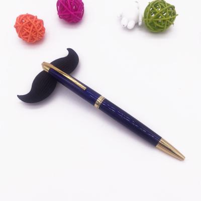 China popular hot sale metal pen with golden part twist ball pen for promotion for sale