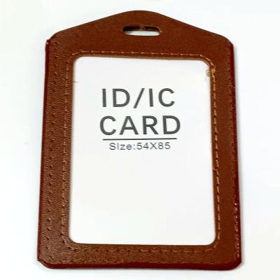 China PU Leather Hot selling double-sided leather factory card sleeve for sale