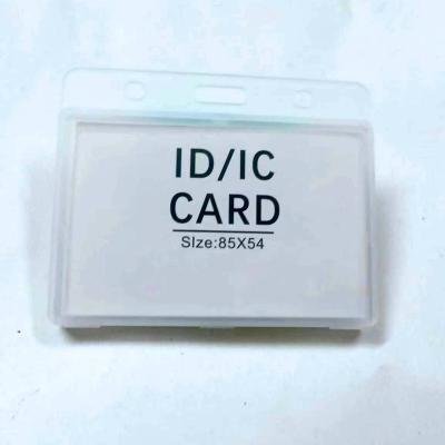 China ID Card Badge Holding Frosted ABS material work card set student for sale