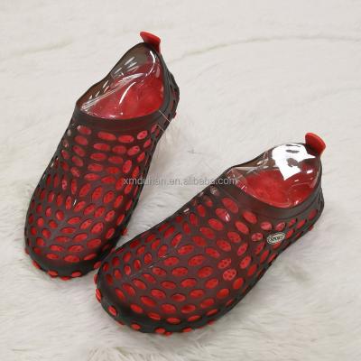 China Machine Jelly Sandals PVC EVA Ladies Sandals And Slippers Anti-odor Hot Cake Platform Beach Walk Sandals for sale