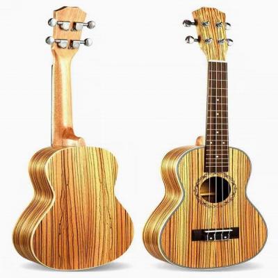 China Zebra Hawaii Ukulele Tenor 4 Strings Stringed Bass Guitar For Musical Instruments Family Concert Fashion 23