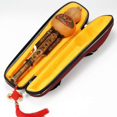 China Key of C Hulusi Traditional Chinese Classical Groove Gourd Flute Ethnic Musical Bamboo Instrument for Start Gourd Groove LB-LBS01 for sale