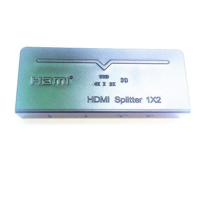 China Iron Mini Metal 4K HDMI 1x2 Splitter for sale