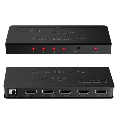 China Iron OZF8 1 in 4 out 4 Ports HDMI Video Splitter 1x4 Supports Full HD 1080P 4K and 3D, Compatible with Xbox PS3/4 Roku Blu-Ray HDTV for sale