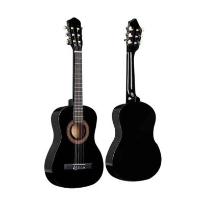 China 34 Inch Student Guitar Solid Body Comfortable Playing Solid Wood Classical Guitar for sale