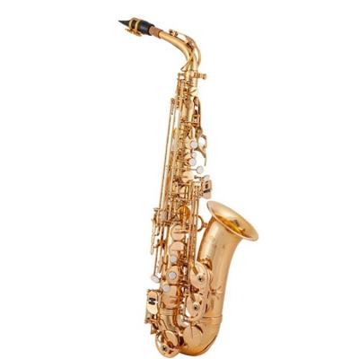 China Customized Durable Gold Lacquer Wholesale Price Modern Design Instrument Alto Saxophone for sale