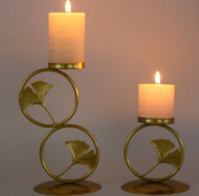 China Retro CANDLE Gold Candlestick Household Nordic MIS Ornaments for sale