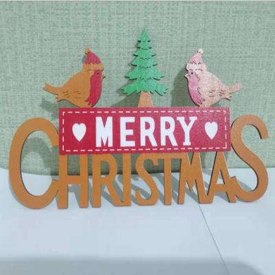 China Home Decoration Santa Snowman Decorated Wooden Crafts for sale