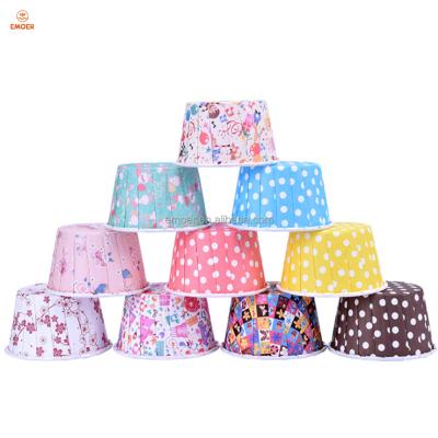 China Disposable Colorful Paper Cupcake Baking Liners for sale