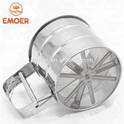 China Sustainable Semi-automatic Hand Held Flour Sieve for sale