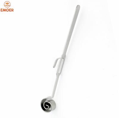 China Sustainable Honey Spoon Stainless Steel Mixing Spoon With Long Handle for sale