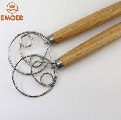 China Workable 304 Stainless Steel Flour Mixer Egg Beater Eyeliner Ring Dough Mixer for sale