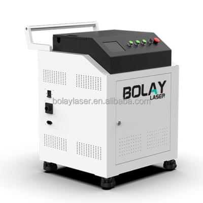 China Universal PVC Rust Removing Paint Laser Remover 100w Pulse Laser Cleaning Machine For Stainless Steel Aluminum Metal Sheet for sale