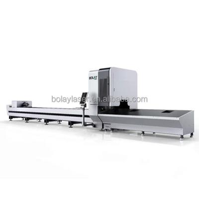 China CNC Fiber Laser Cutting Machine Stainless Steel Metal Laser Tube Cutting Machine Automated Loading Laser Tube Cutting for sale