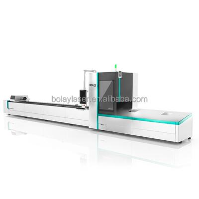 China Automated Loading 2000W Large Steel Fiber Cutting Machine Stainless Steel Tube Metal Laser Cutting Machine for sale
