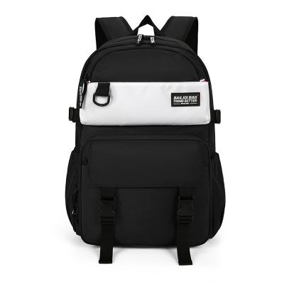 China Customizable Fashion Sports College High Capacity High School Leisure Travel Laptop Bags Unisex Backpack for sale