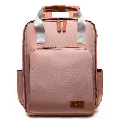 China Wholesale Anti-theft Waterproof Baby Fashion Travel Mum Care Diaper Island Diaper Bags Mother Backpack for sale