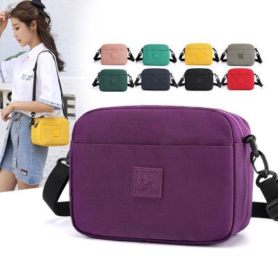 China Daily Used Custom Small Sling Cross - Body Bags Printed Women Girls Shoulder Cell Phone Messenger Bags for sale