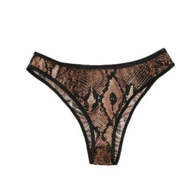 China Low Waisted Leopard Print Factory Direct Sale Briefs Women's Panties High Quality Sexy Panties For Women Leopard Print Adults 50branch 0.500kg for sale