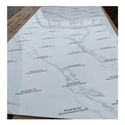 China Modern Artistic Design Hotel Office PVC Marble Sheet Panel Interlocking Designs for sale