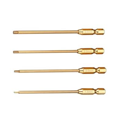 China Muliti-purpose RC tool minutenessRepair Hex Socket 6mm Precision Screwdriver Set Hex Socket 1.5/2.0/2.5/3.0 for sale