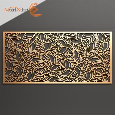 China Easily Assembled Outdoor Metal Screen Metal Panel Decor Laser Cut Metal Screen Design for sale