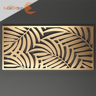 China Easily Assembled Metal Partition Screen Laser Cut Decor Laser Cut Metal Door Screen for sale