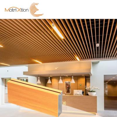 China Wooden Artistic Hot Selling Color Aluminum Ceilings for sale