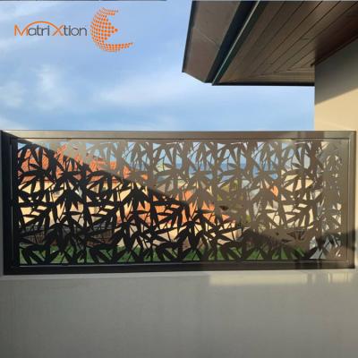 China Easily Assembled Fence Laser Cut Fencing Panel Decorative Fence Metal for sale