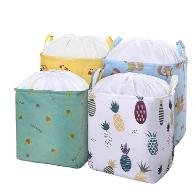 China Large Capacity Sustainable Hot Selling Laundry Clothes Storage Basket Collapsible Storage Bags For Clothes Organizer for sale