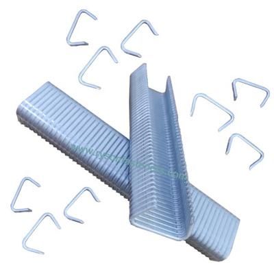 China High Quality Flat Galvanized Wire D Clip Staples Pin HR-22 Hog Ring Nails For Car Seat for sale