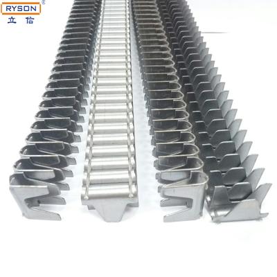 China Ryson Flared Iron Galvanized Steel Pneumatic Clamping Nails M65 CL-73 Clips For Unit Bed Frame for sale