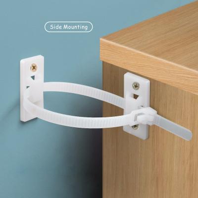 China Furniture Anti-Tip Straps Wall Mount TV Adhesive Security Stretch Straps for sale