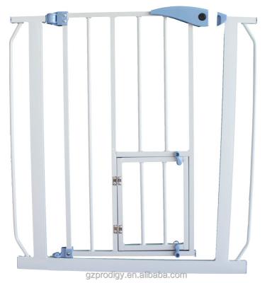 China Iron +power spraying +PP Doule Locking System Baby Safety Gate Gate Barrier / Gate Fence for sale