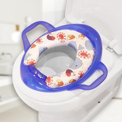 China Plastic Soft Flexible Baby Toilet Seat Toiletries Seat Cover for sale